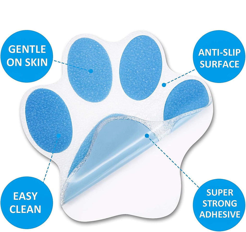 12 Pcs Non-Slip Bathtub Stickers Blue H3448