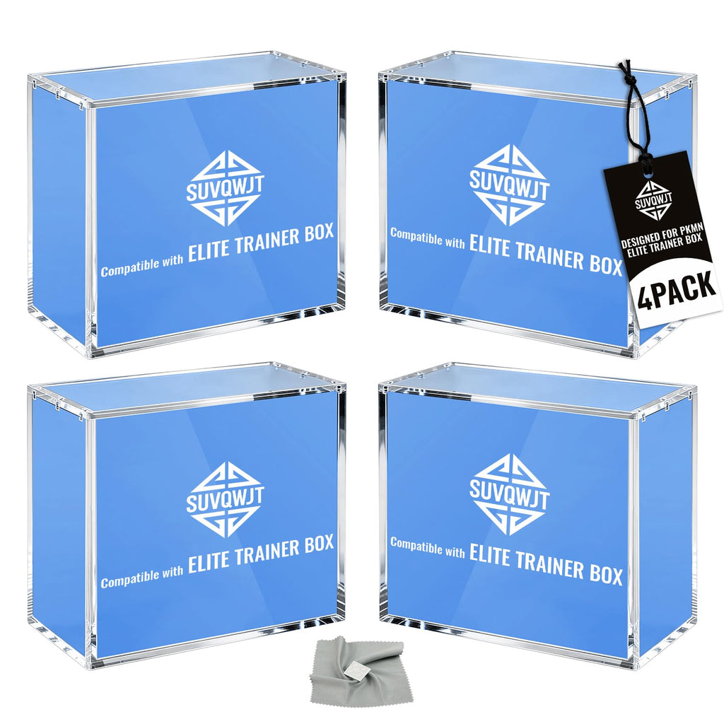 4 Pack Acrylic Case with Magnetic Lid J562363