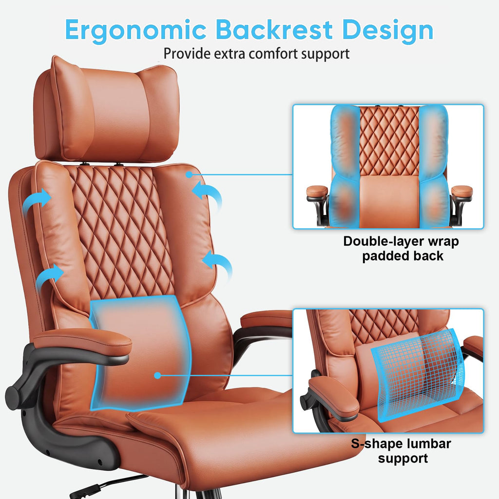 Big and Tall Office Chair with Adjustable Headrest M724647