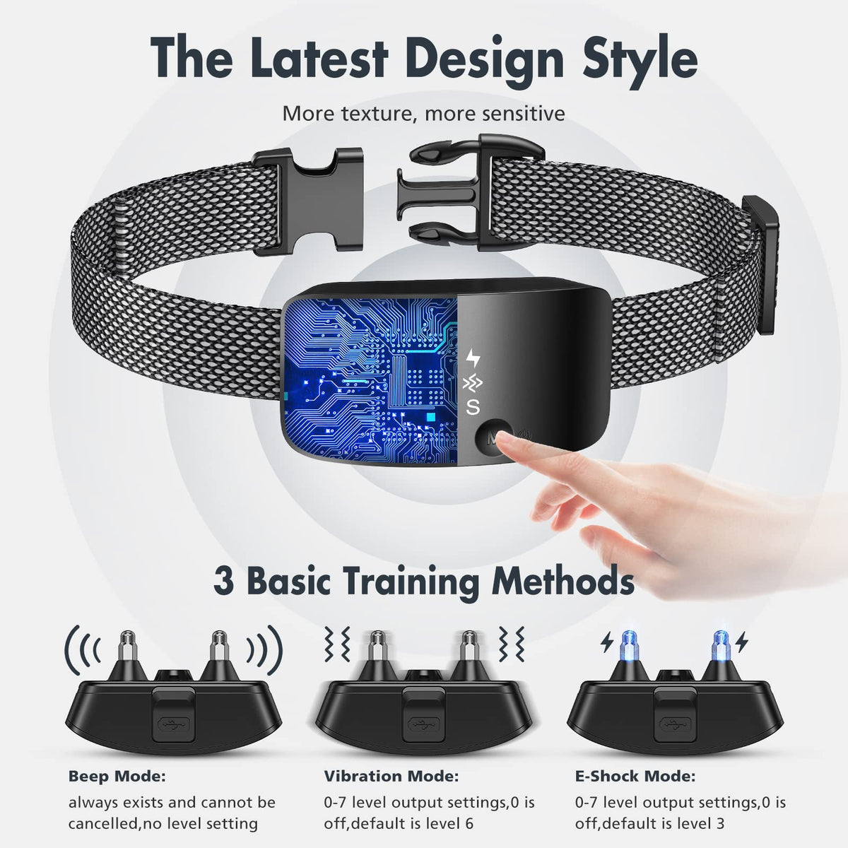 Rechargeable Anti Barking Training Collar W499