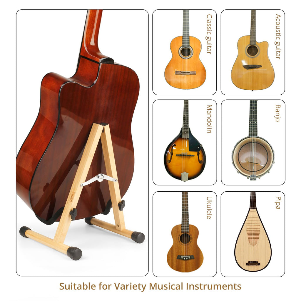 Foldable Wood Guitar Stand Z6088