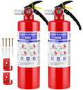2 Pack 2.5LB ABC Dry Powder Fire Extinguisher X943