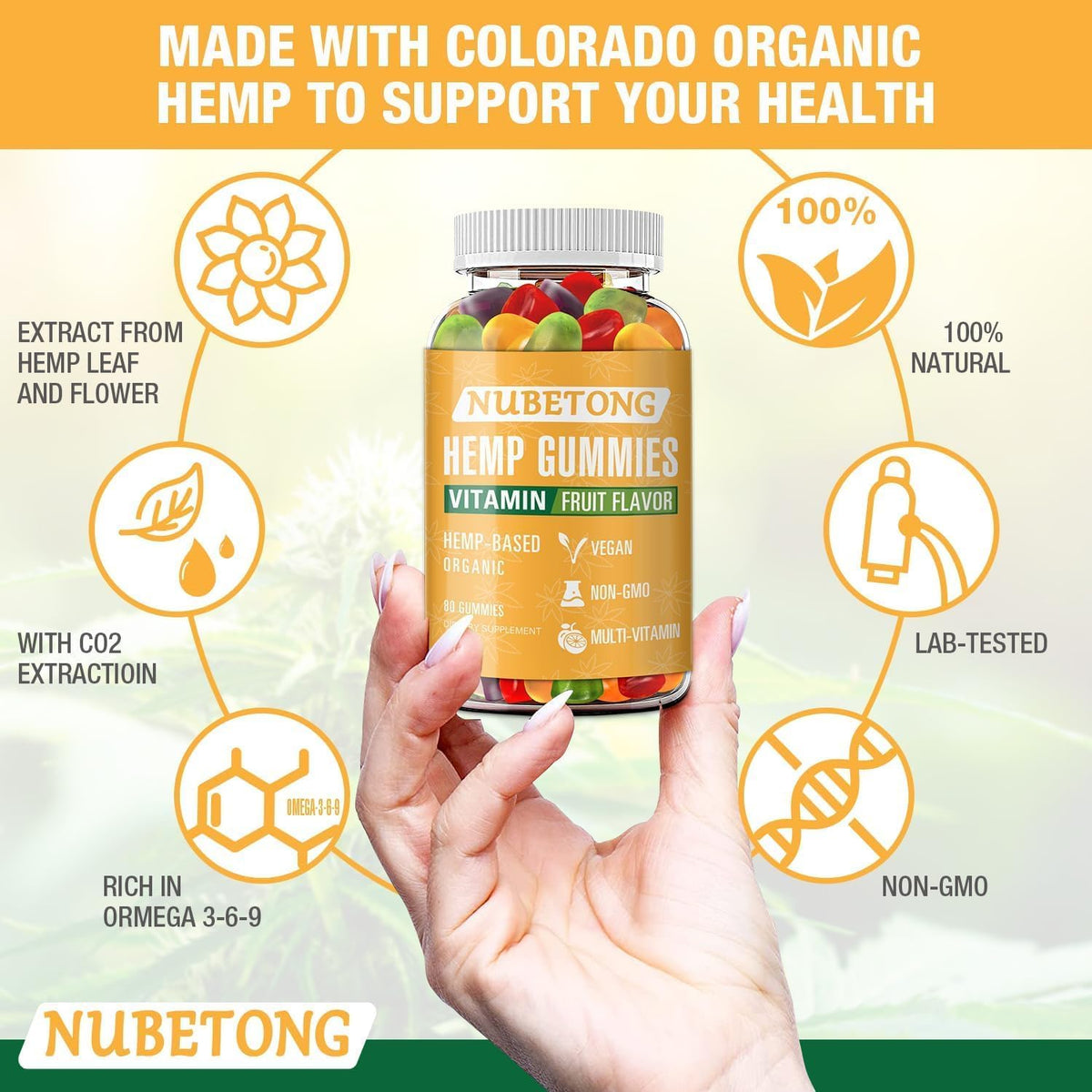 Organic Hemp Gummies H82273