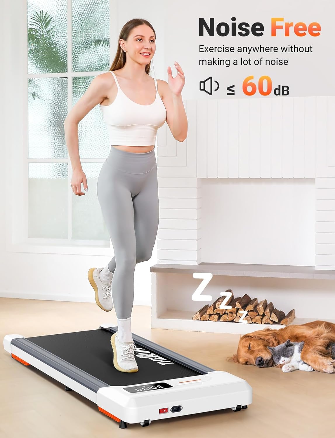 Portable Walking Pad Treadmill Y333846
