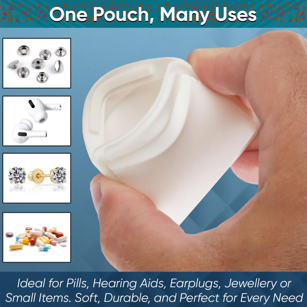 Small Pill Pouch with Easy Open & Secure Closure G463