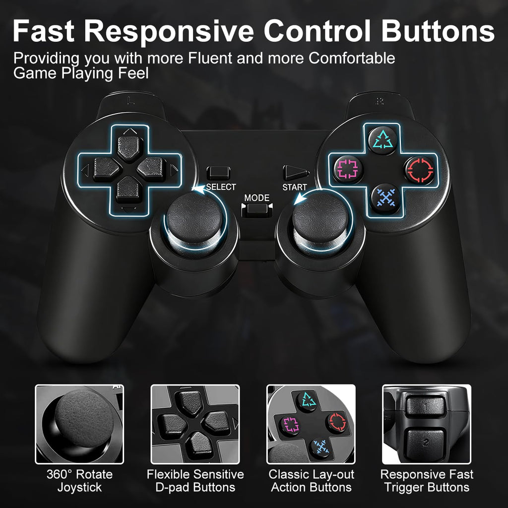 2 Pack 2.4GHz Wireless Controller J116