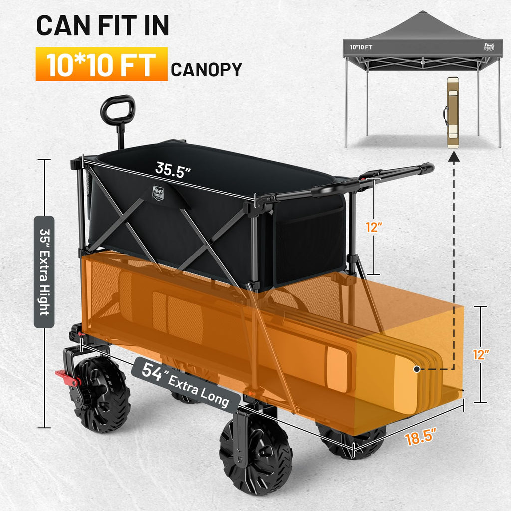 Double Decker Wagon 400L Capacity 450lb Load J943