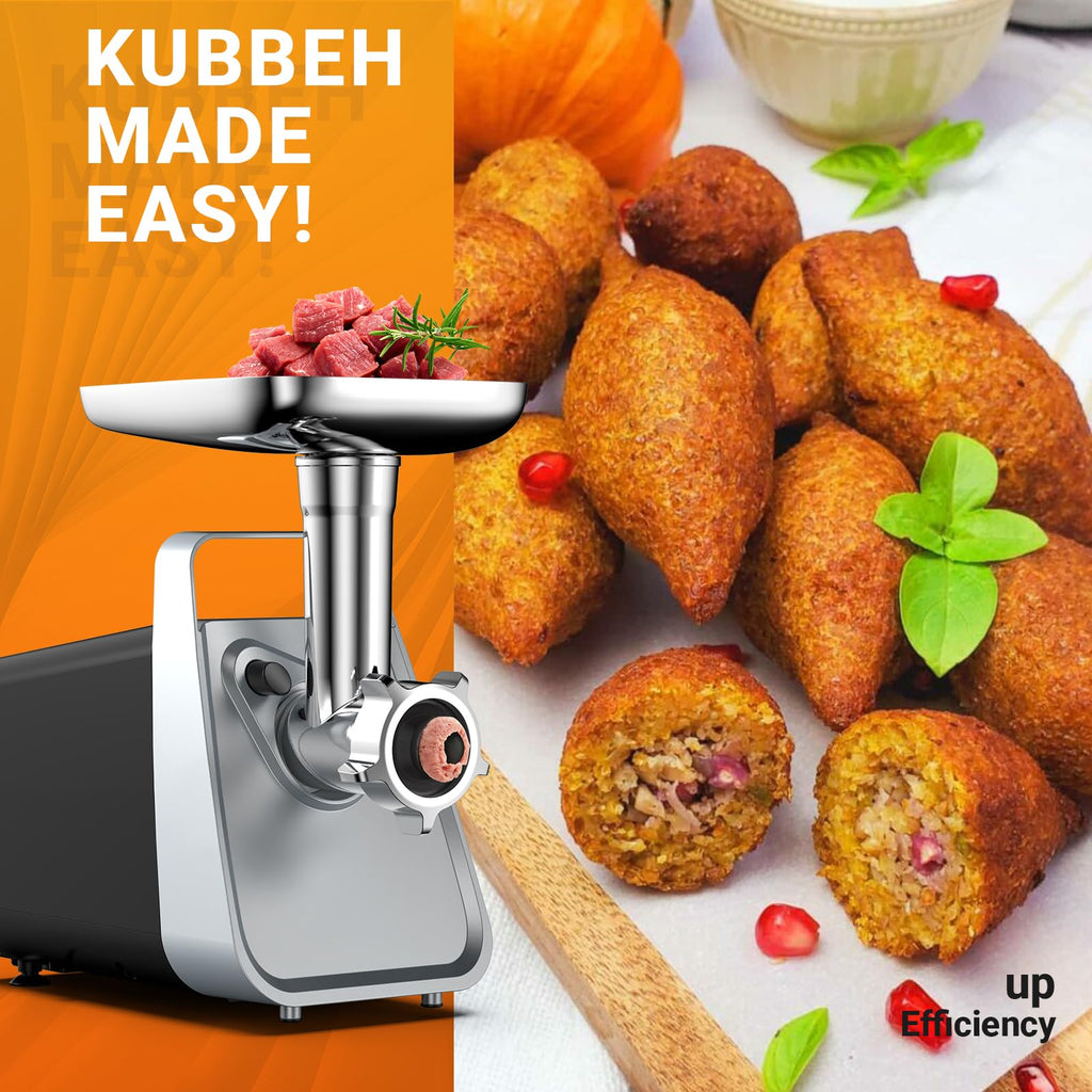 Electric Meat Grinder with Sausage Stuffer, 2 Blades, 3 Plates, 2800W Z8433