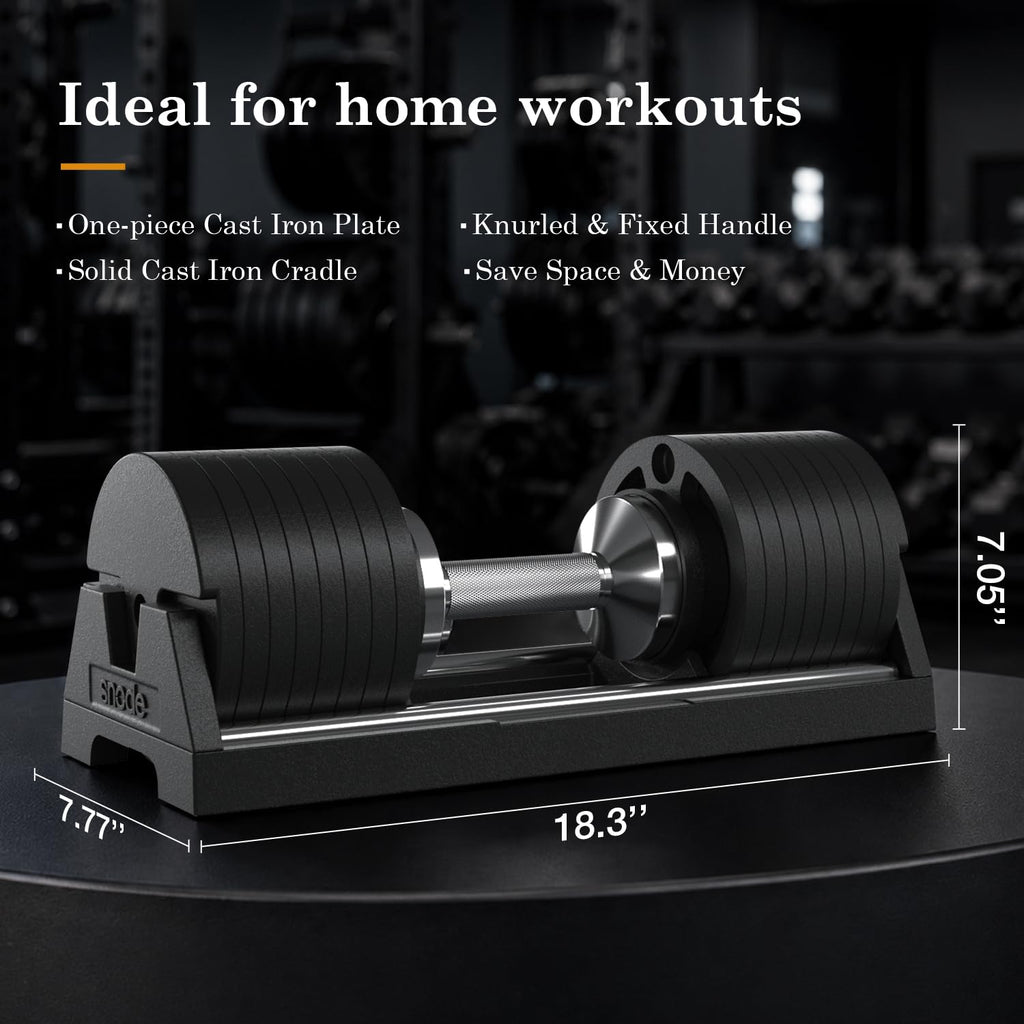 Adjustable Cast Iron Dumbbells 80LBs W376