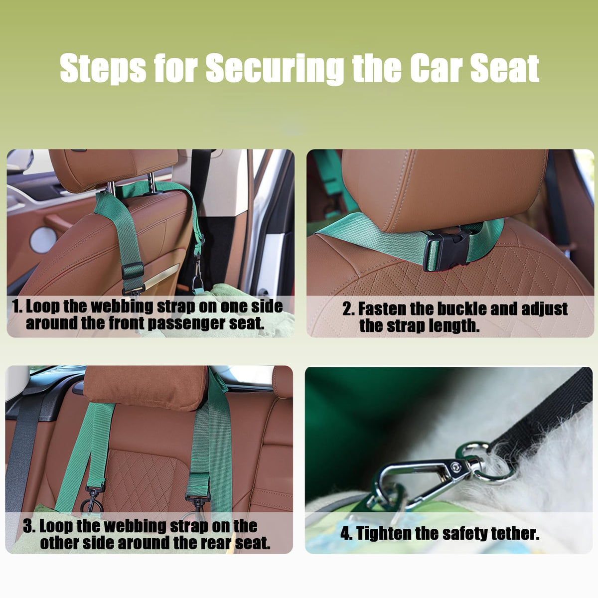 2-in-1 Dog Car Seat A8906