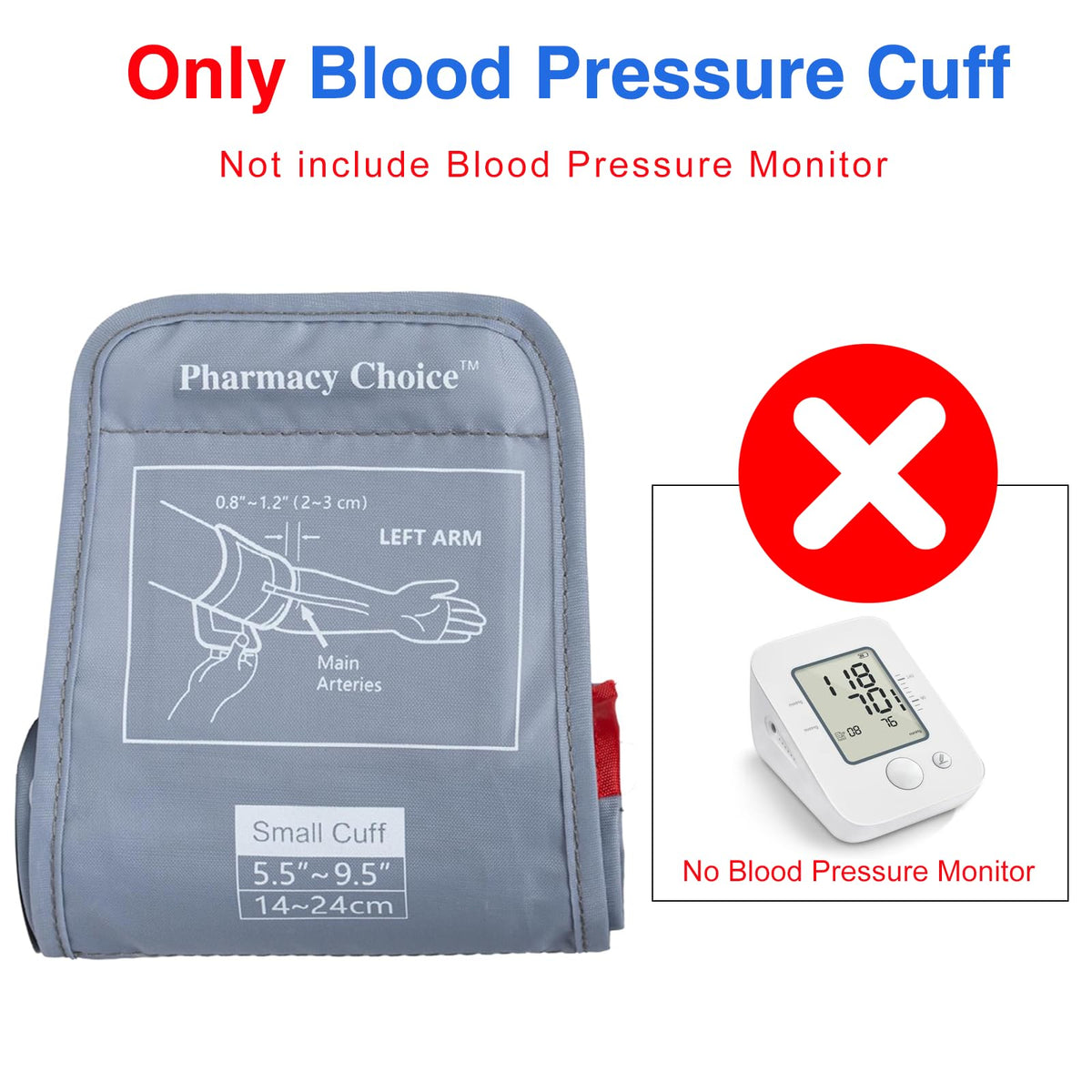 Small Blood Pressure Cuff 5.5"-9.5" X429975