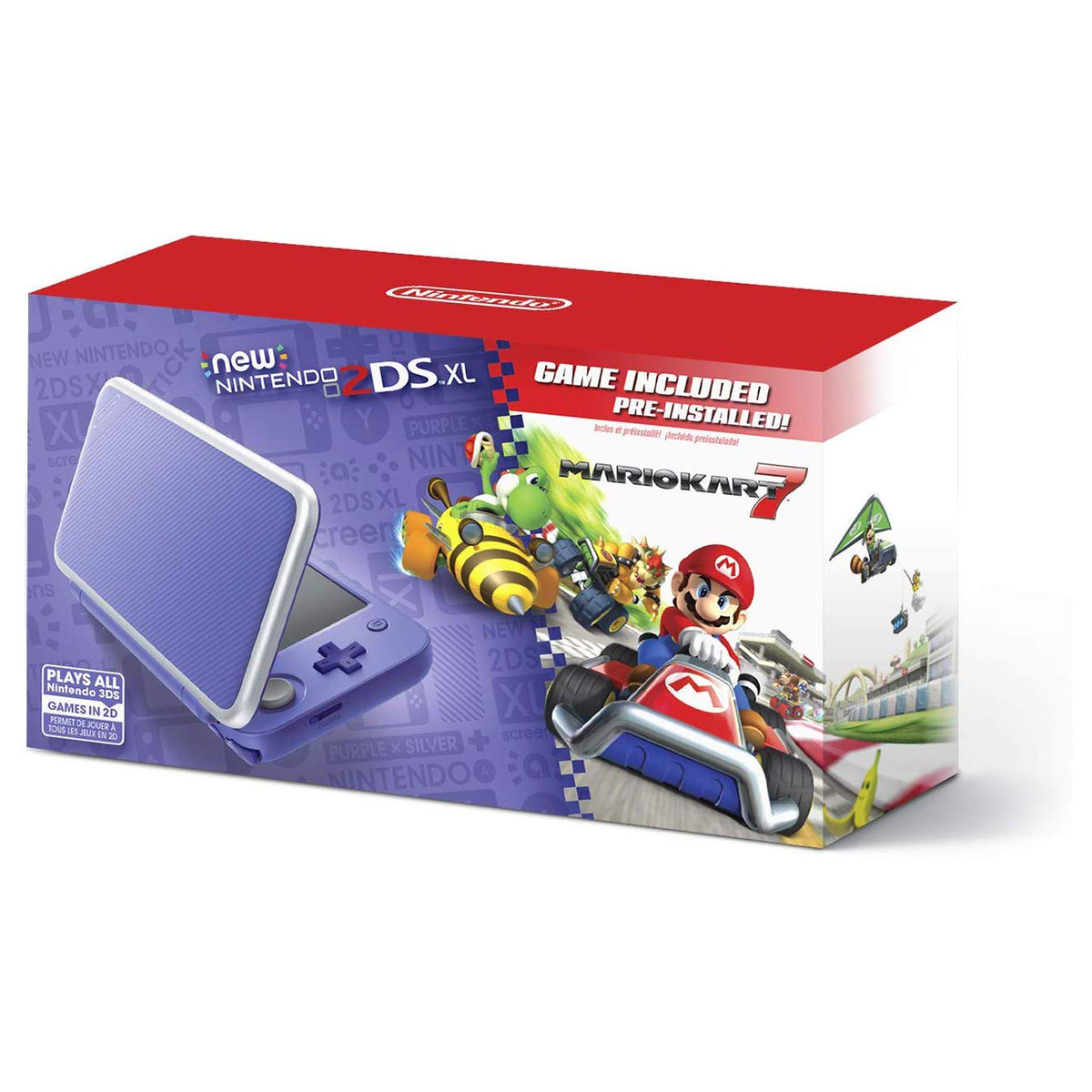 Purple Silver Nintendo 2DS XL P16228