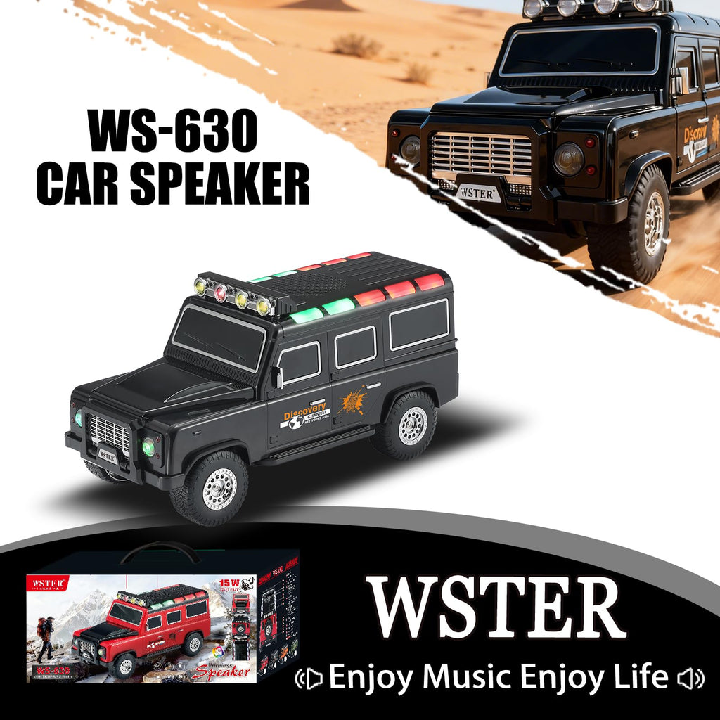 Black Off-Road Bluetooth Speaker with Roof Lights M312934