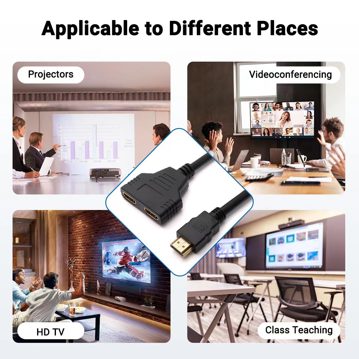 HDMI Splitter 1 in 2 Out J44348