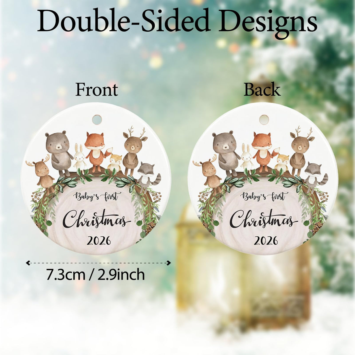 Baby First Christmas Ornament 2026 G670