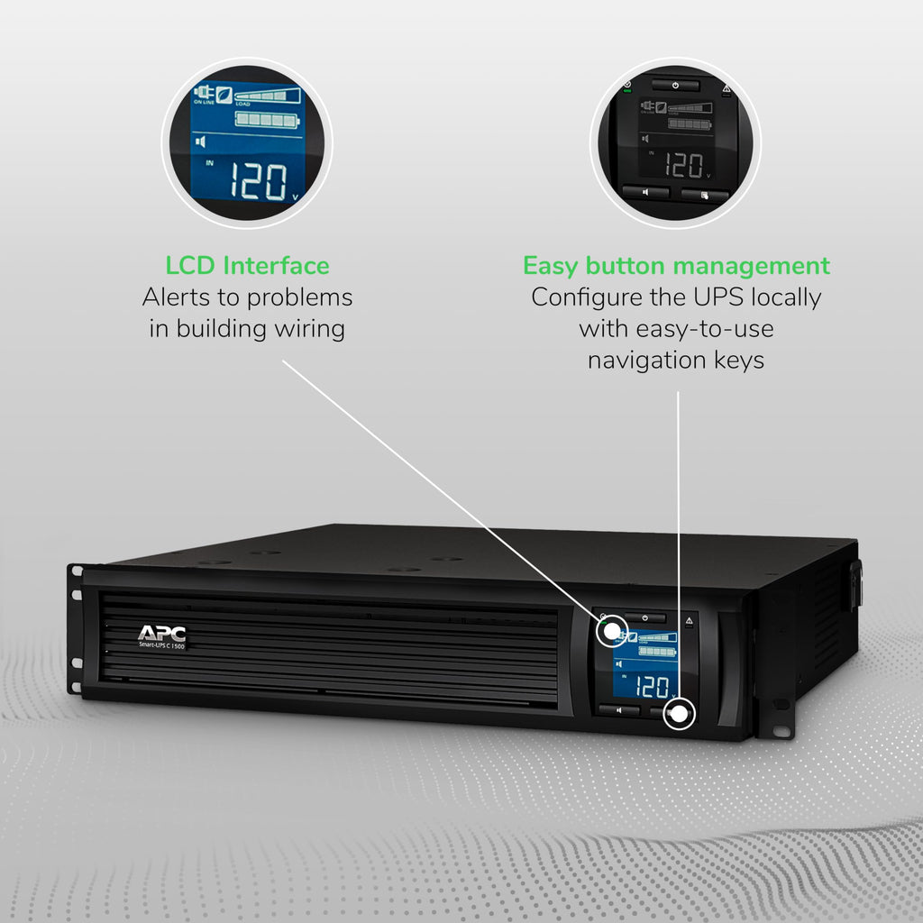 1500VA/900W Rackmount Line Interactive UPS Z355
