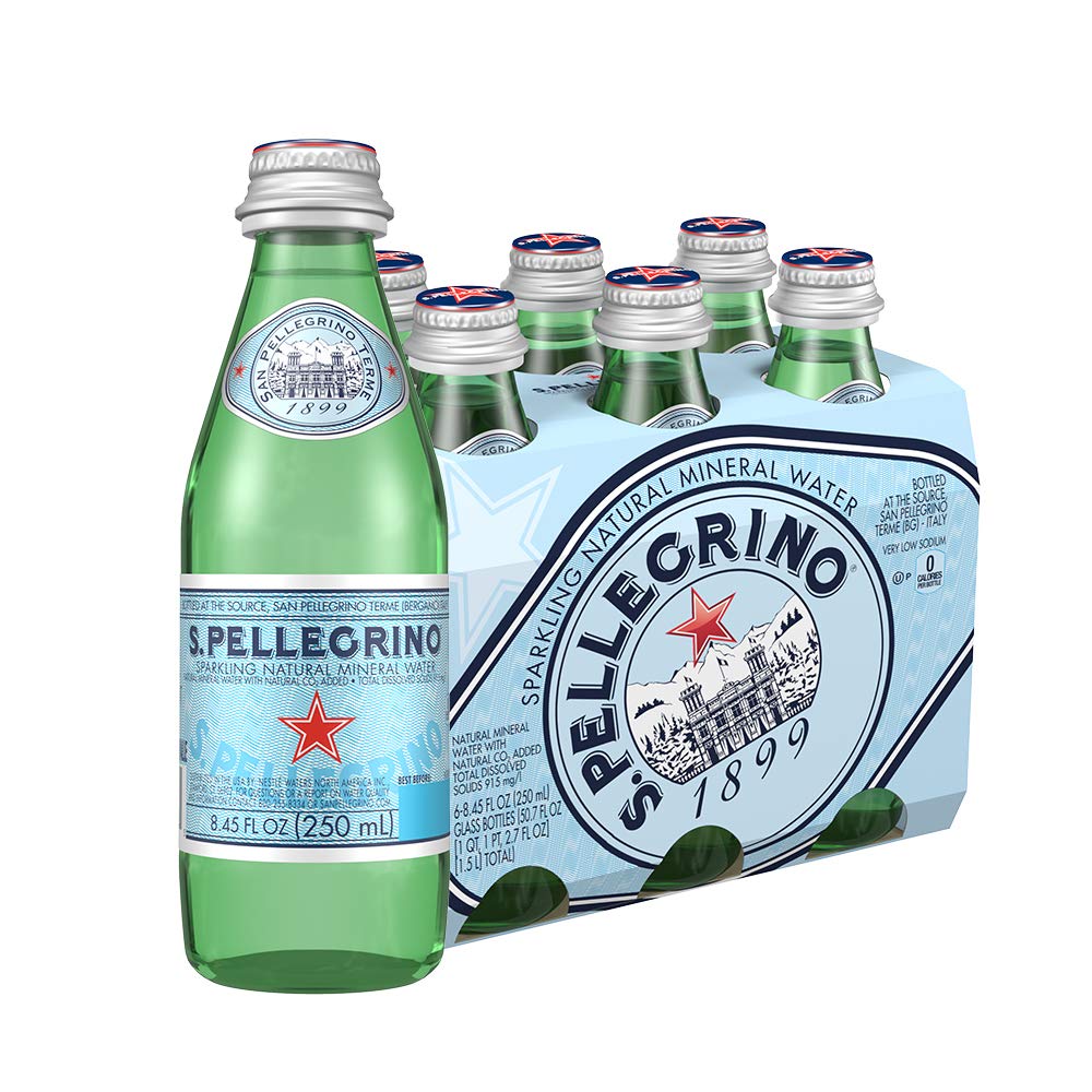 Sparkling Natural Mineral Water 8.45 fl oz 6 Count D957