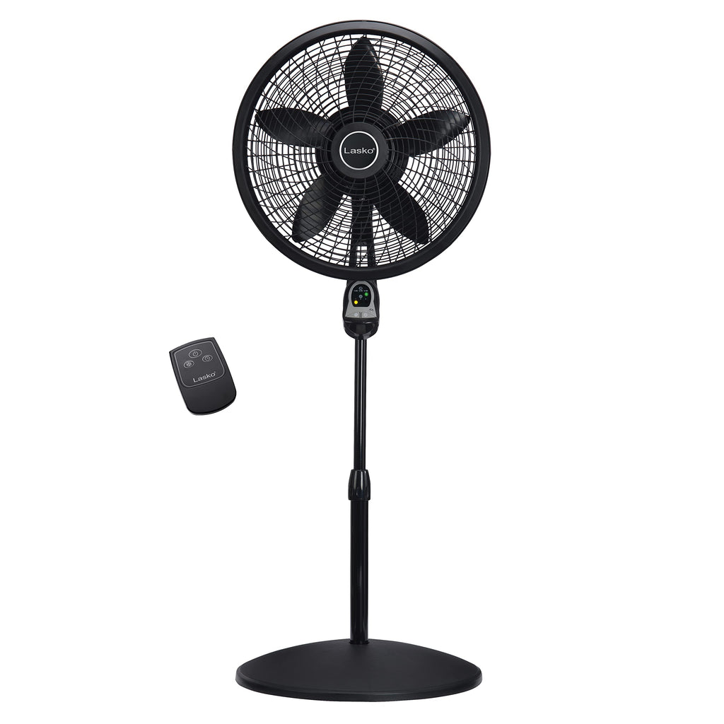 Oscillating Pedestal Fans with Adjustable Height, Timer, Remote Control and 3 Speeds I983