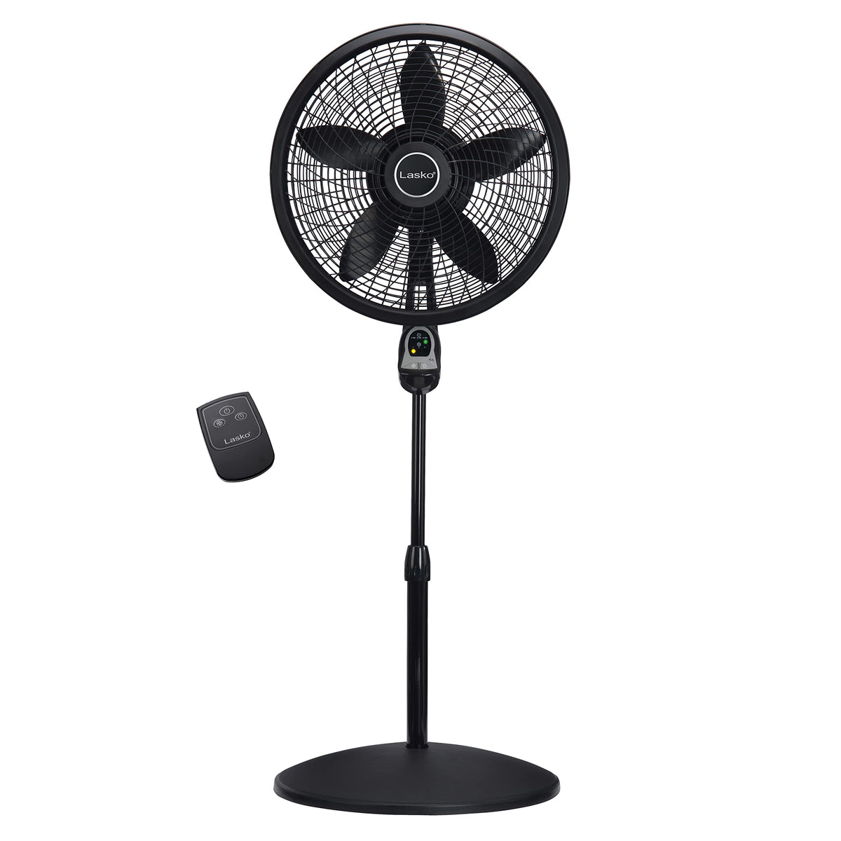 Oscillating Pedestal Fans with Adjustable Height, Timer, Remote Control and 3 Speeds I983