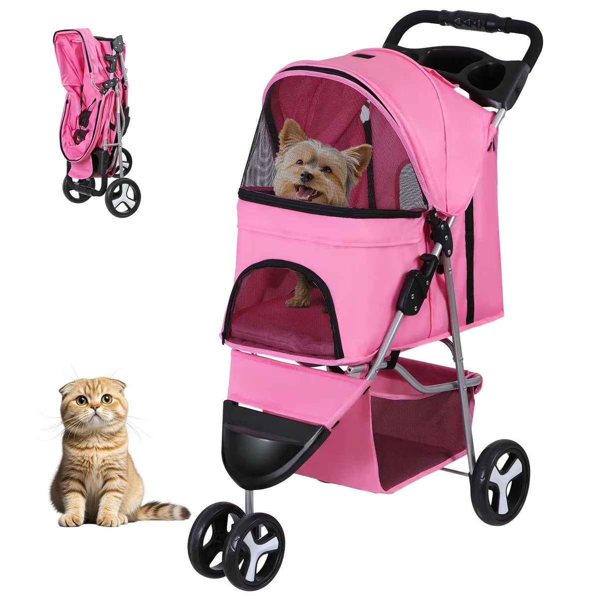 Foldable Pet Stroller P5135