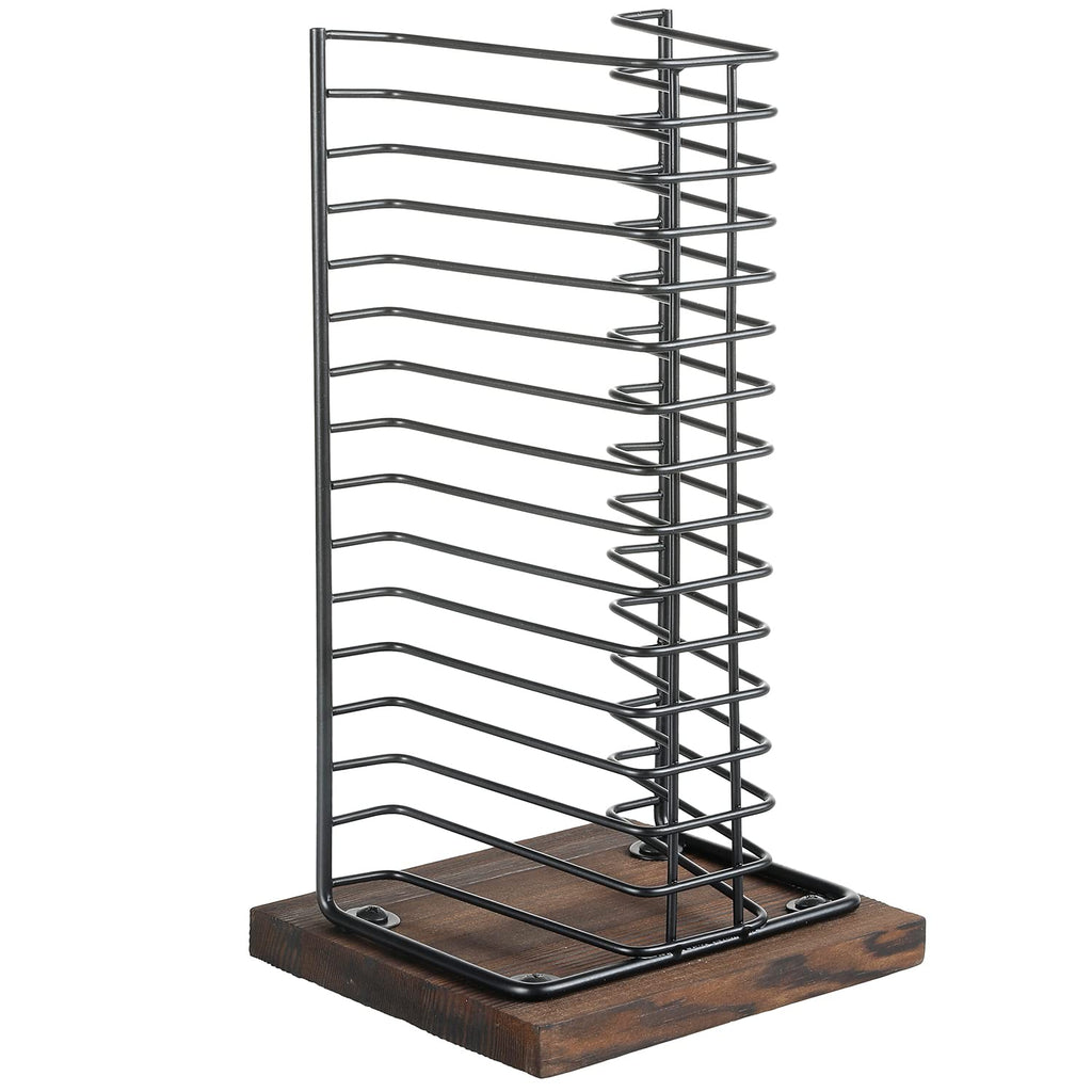 Black Metal CD Storage Rack C592