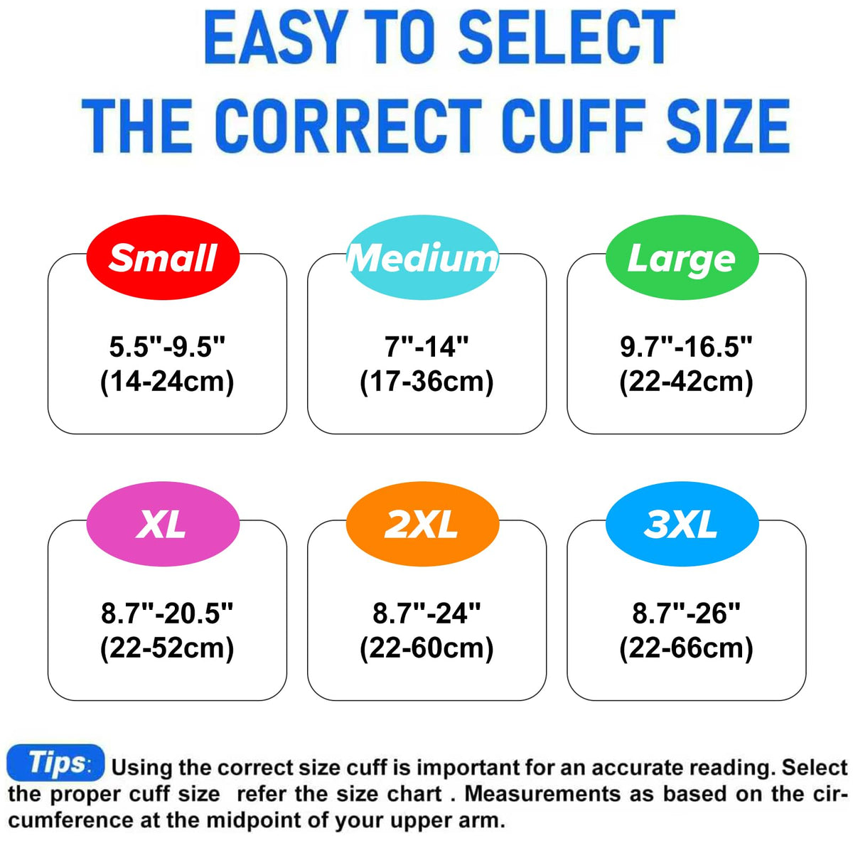 Small Blood Pressure Cuff 5.5"-9.5" X429975