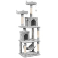 Tall Cat Tree with Condo Scratching Post W219