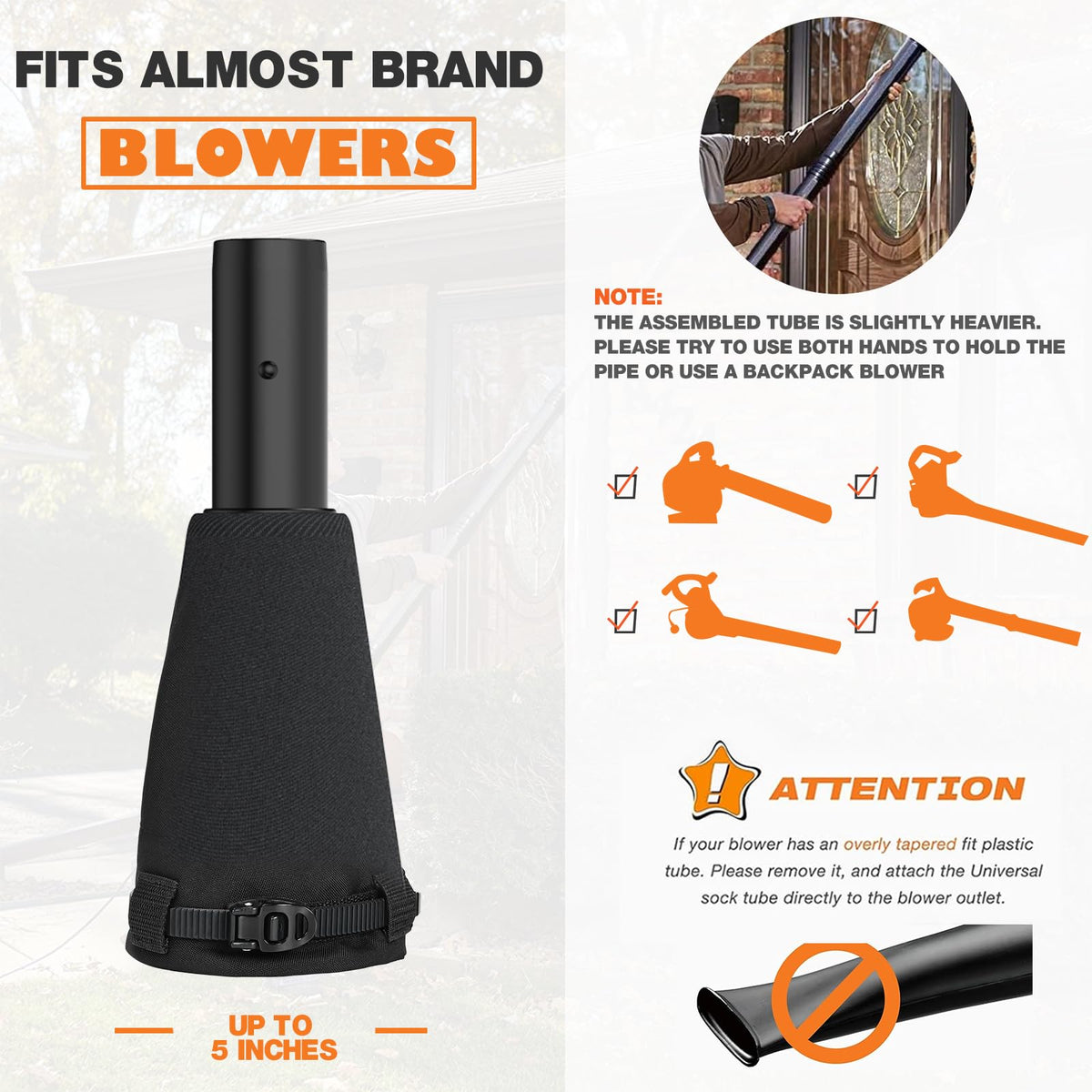 Gutter Cleaning Kit for Leaf Blowers, 11 Feet Y999121