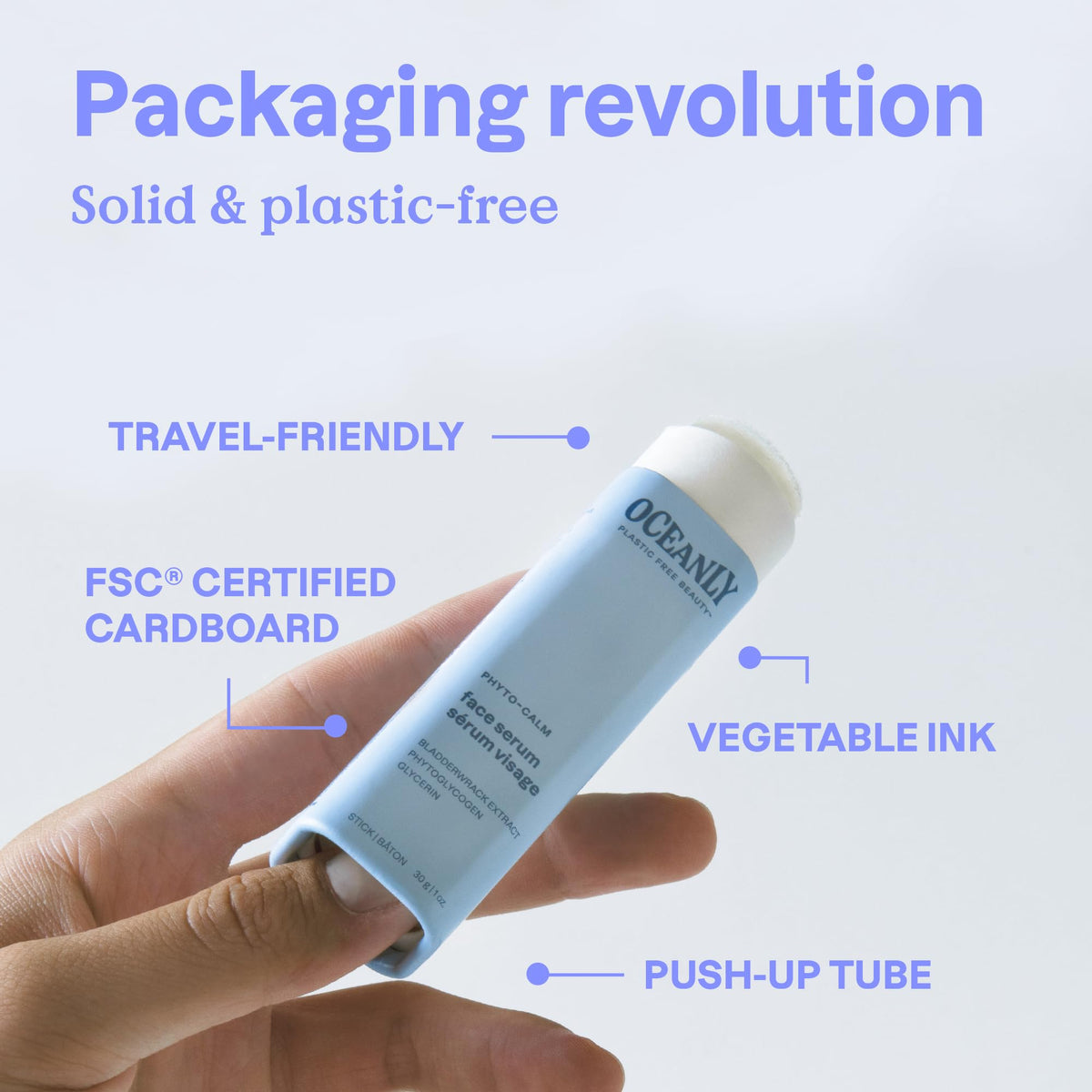 Unscented Plant and Mineral-Based Face Oil Bar C9611