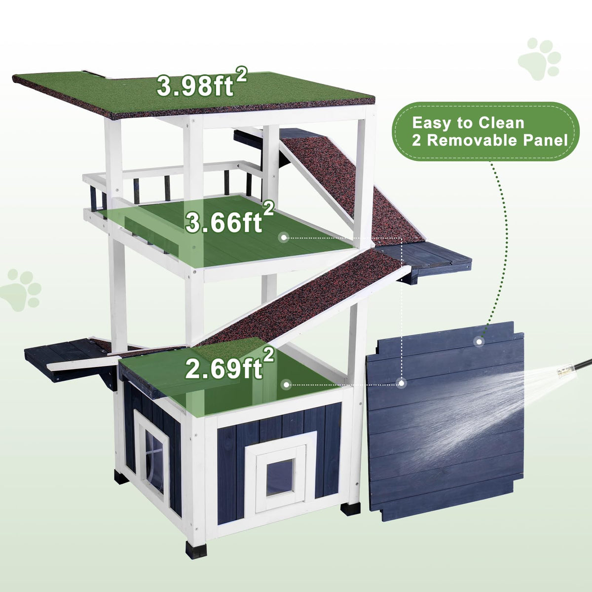 Weatherproof Outdoor Cat Tree P69046