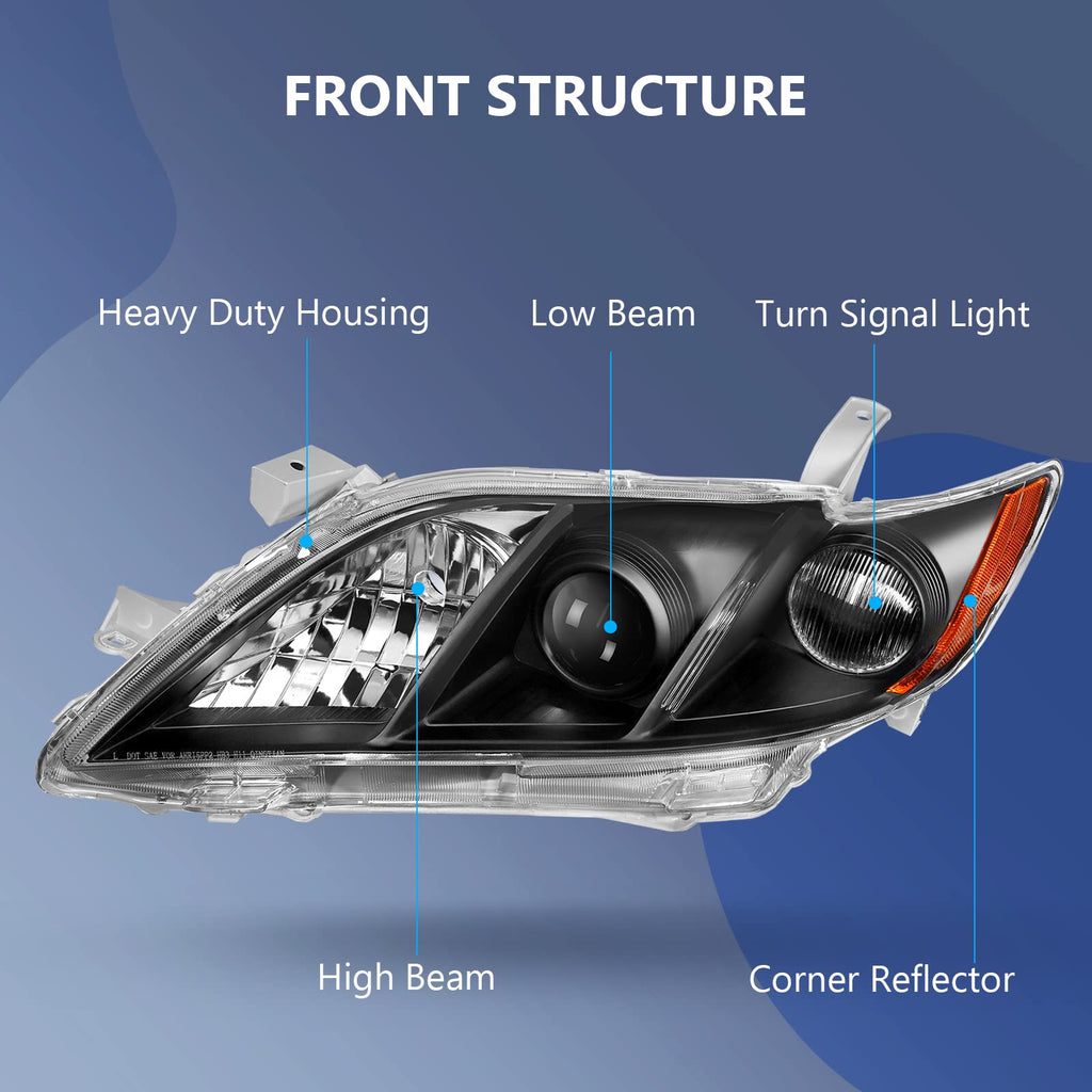 Headlight Assembly for Toyota Camry 2007-2009 L44507