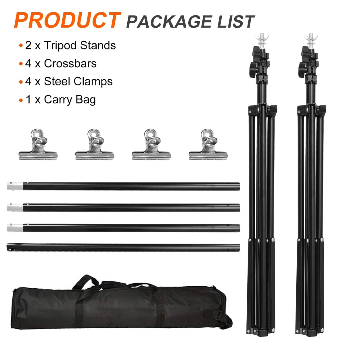 10Ft Wide Backdrop Stand Kit L211564