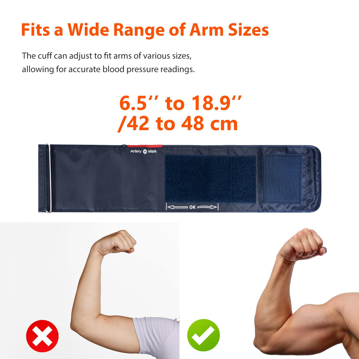 Extra Large Adult Replacement Blood Pressure Cuff 16.5"-18.9" V87040