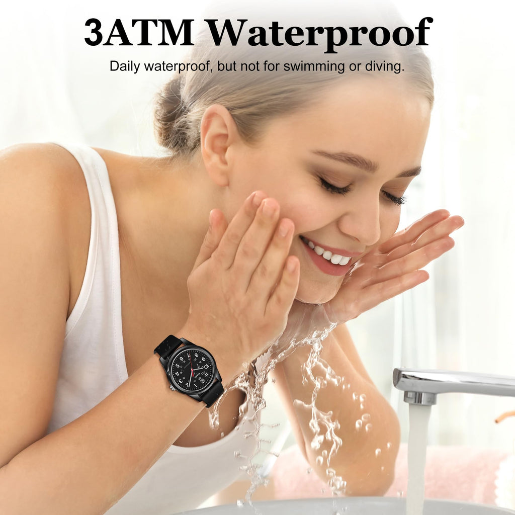 Mens Womens Quartz Silicone Strap Military Wristwatch F79005