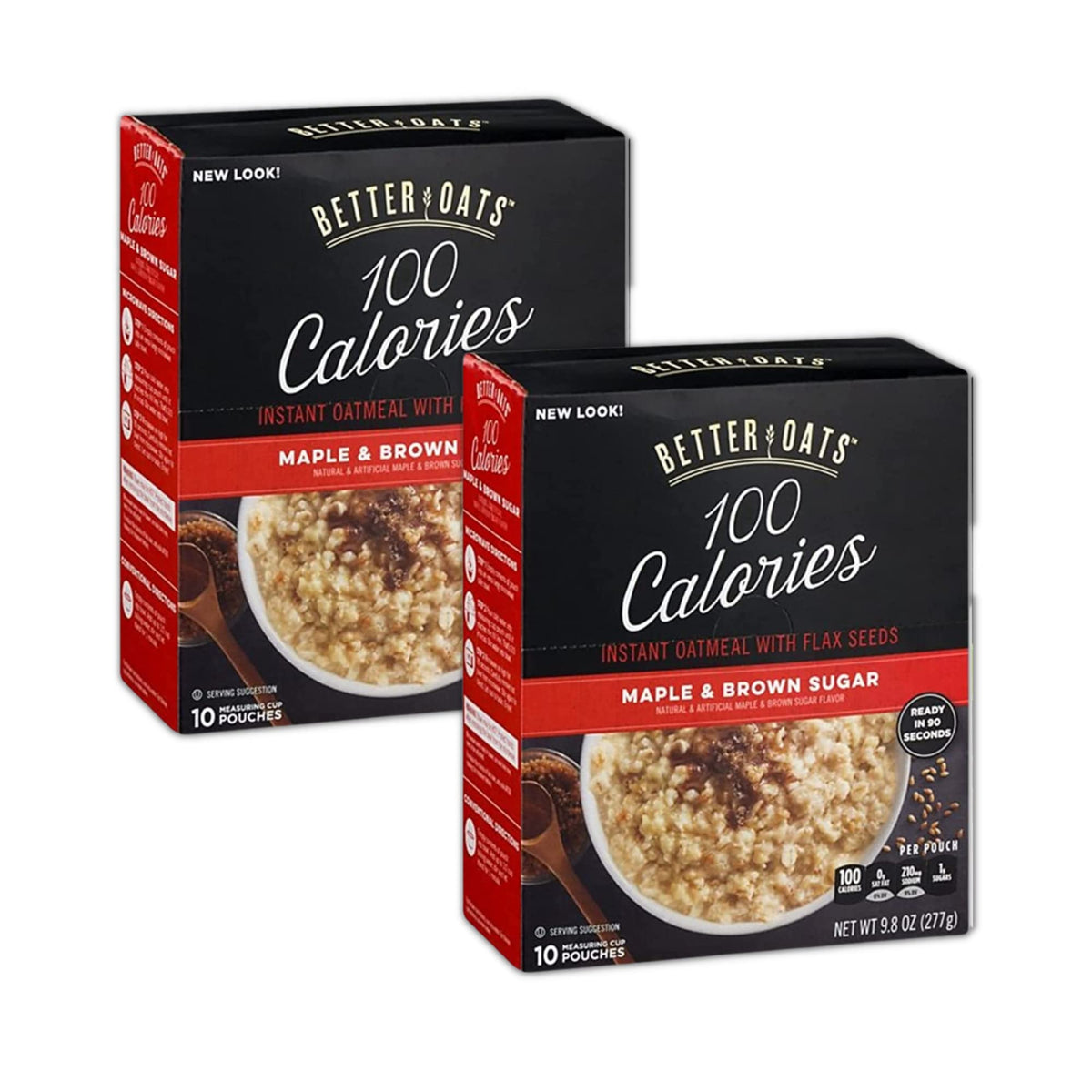 100 Calorie Instant Oatmeal Bundle with Flax Seed S2186