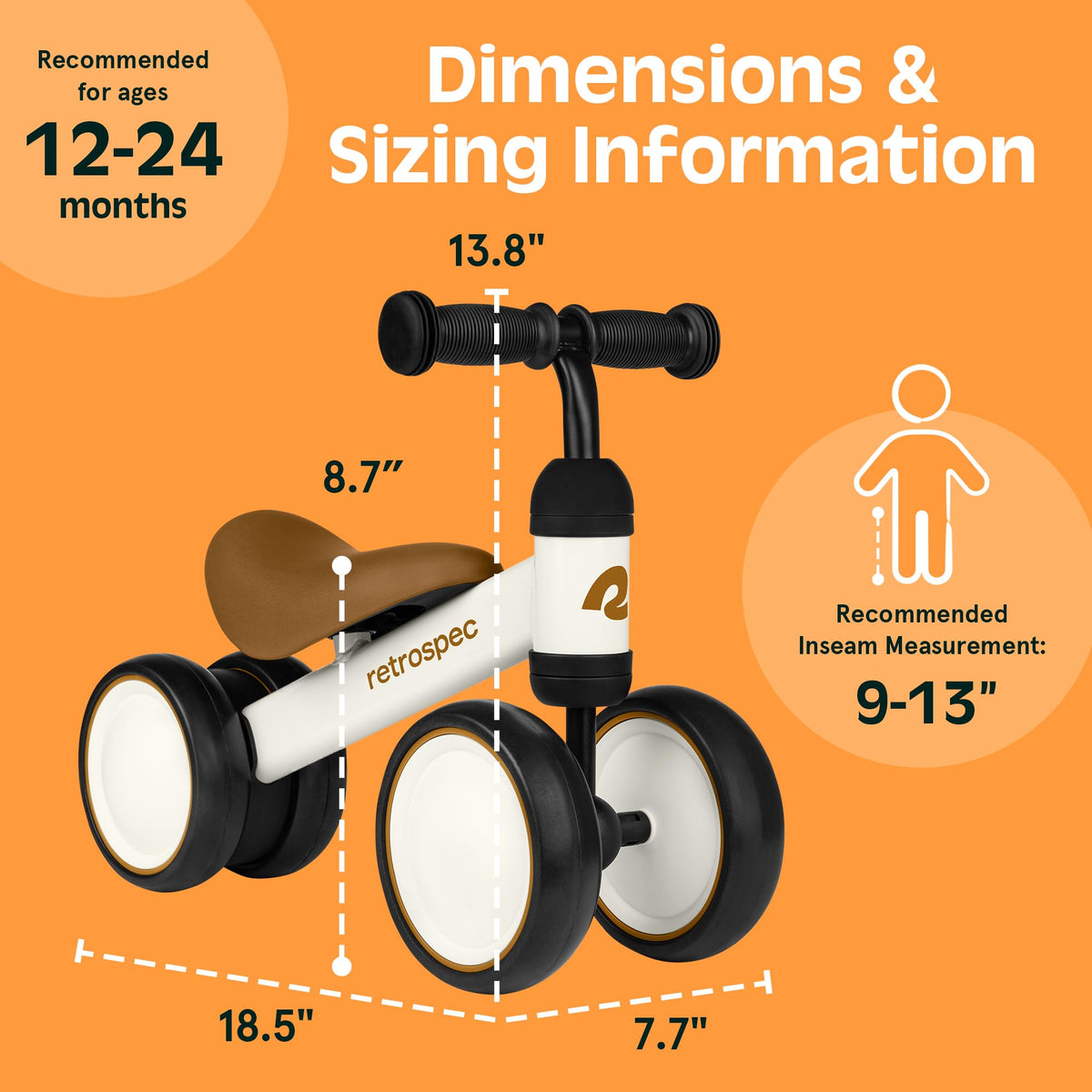4-Wheel Baby Balance Bike O81789