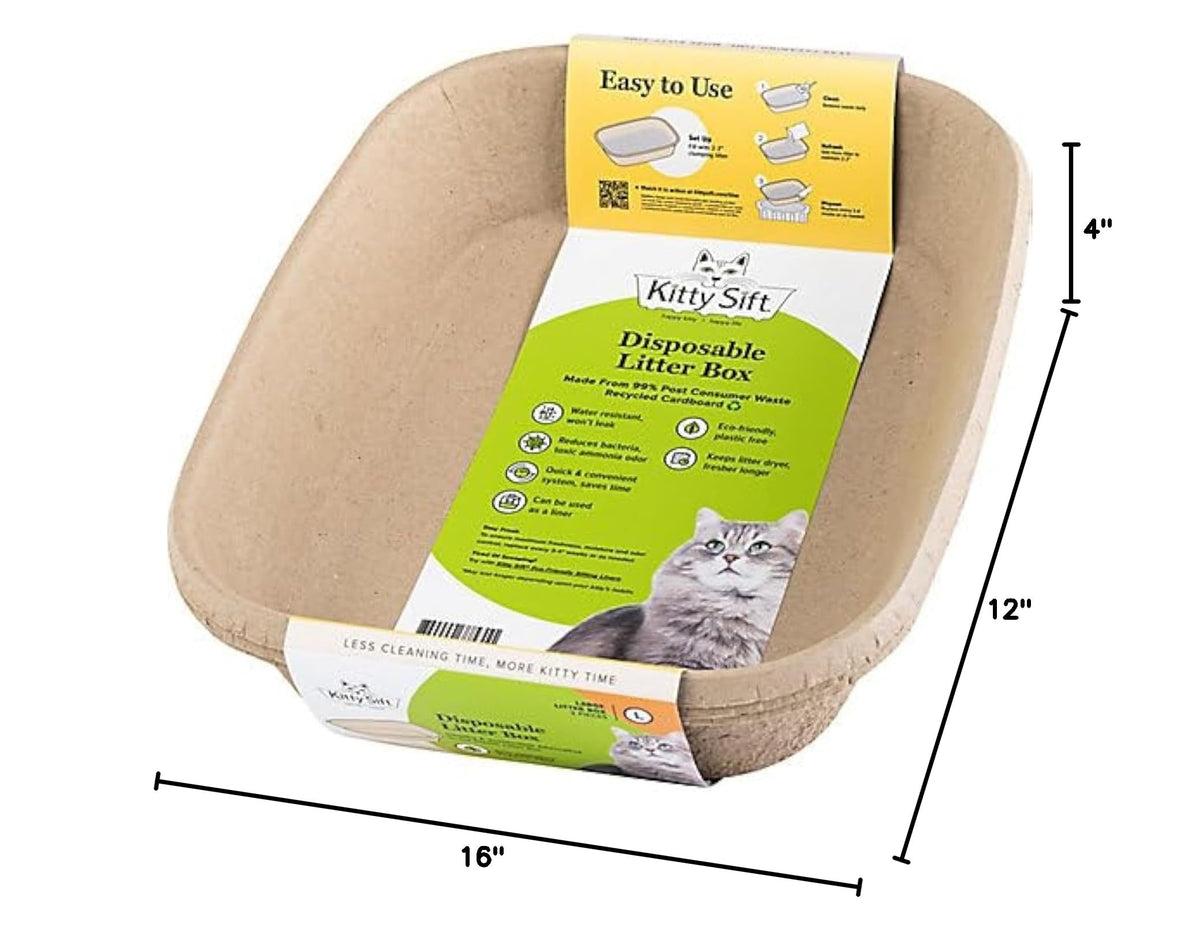 Disposable Litter Box Large 3 Pack R9646