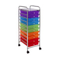 10 Drawer Rolling Storage Cart W65750