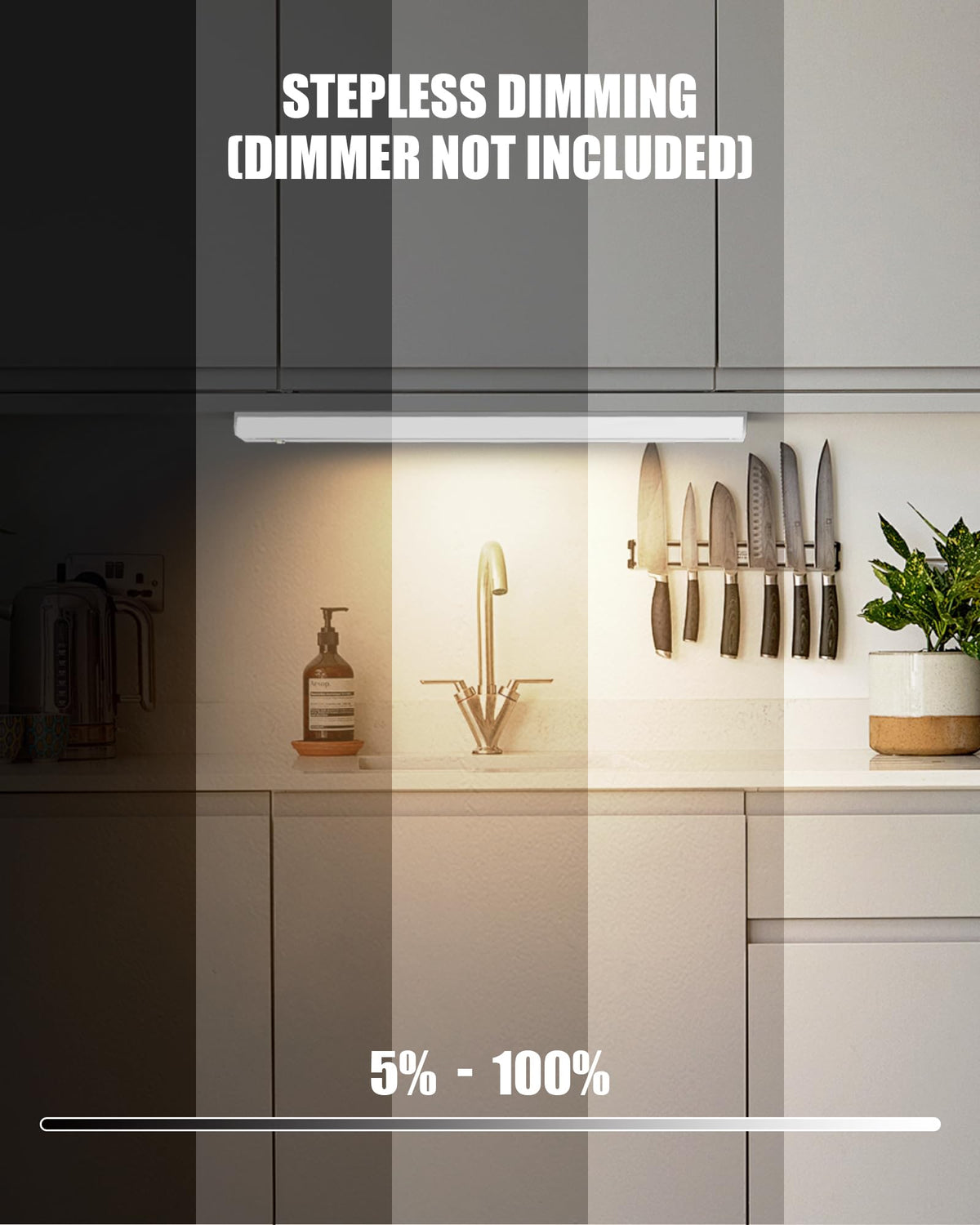 Under Cabinet Lighting with Power Cord E681454