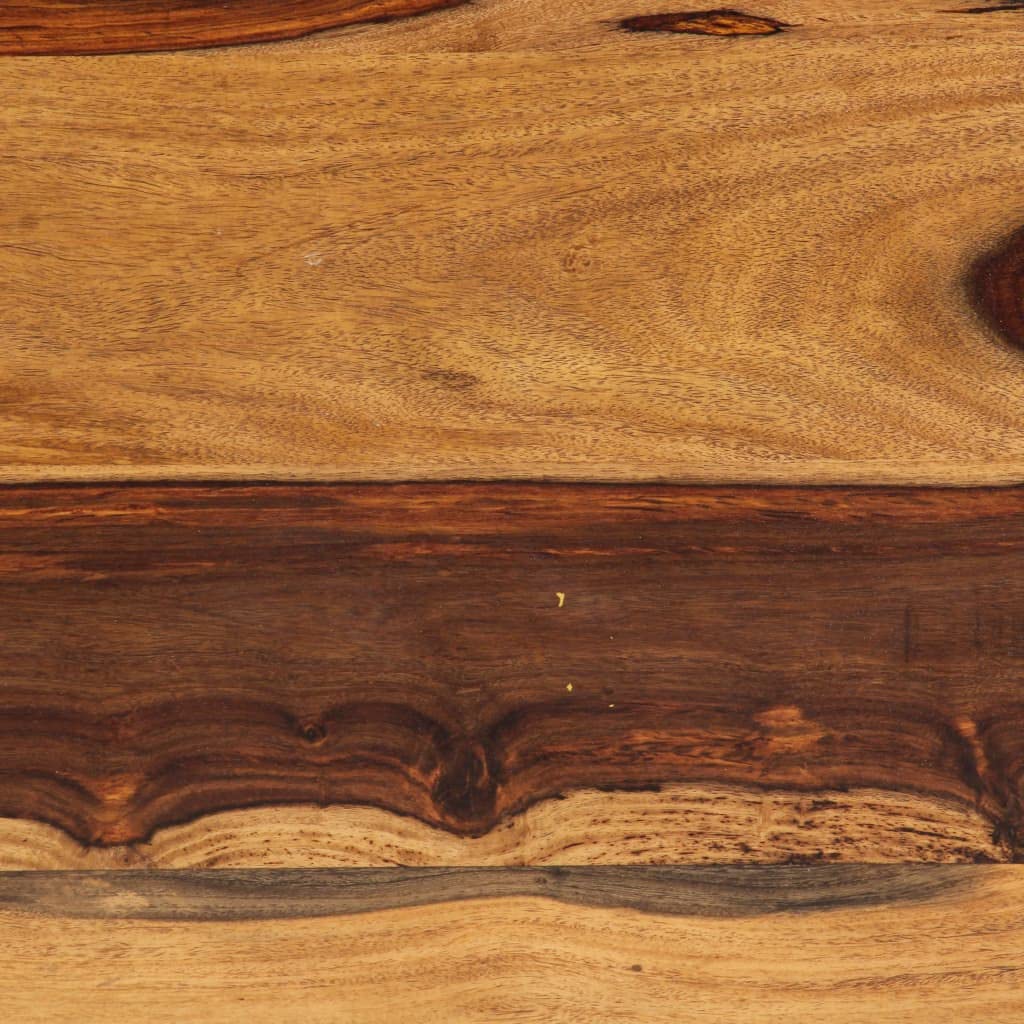 Black Coffee Table 47.2"x23.6"x15.7" Solid Sheesham Wood D885482
