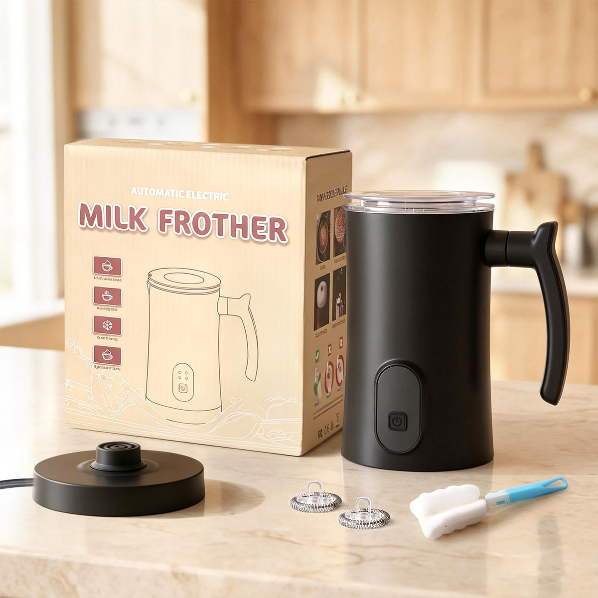 4-in-1 Milk Frother and Steamer L6767