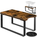 Wood Water Filter Dispenser Stand with Drip Tray A39020