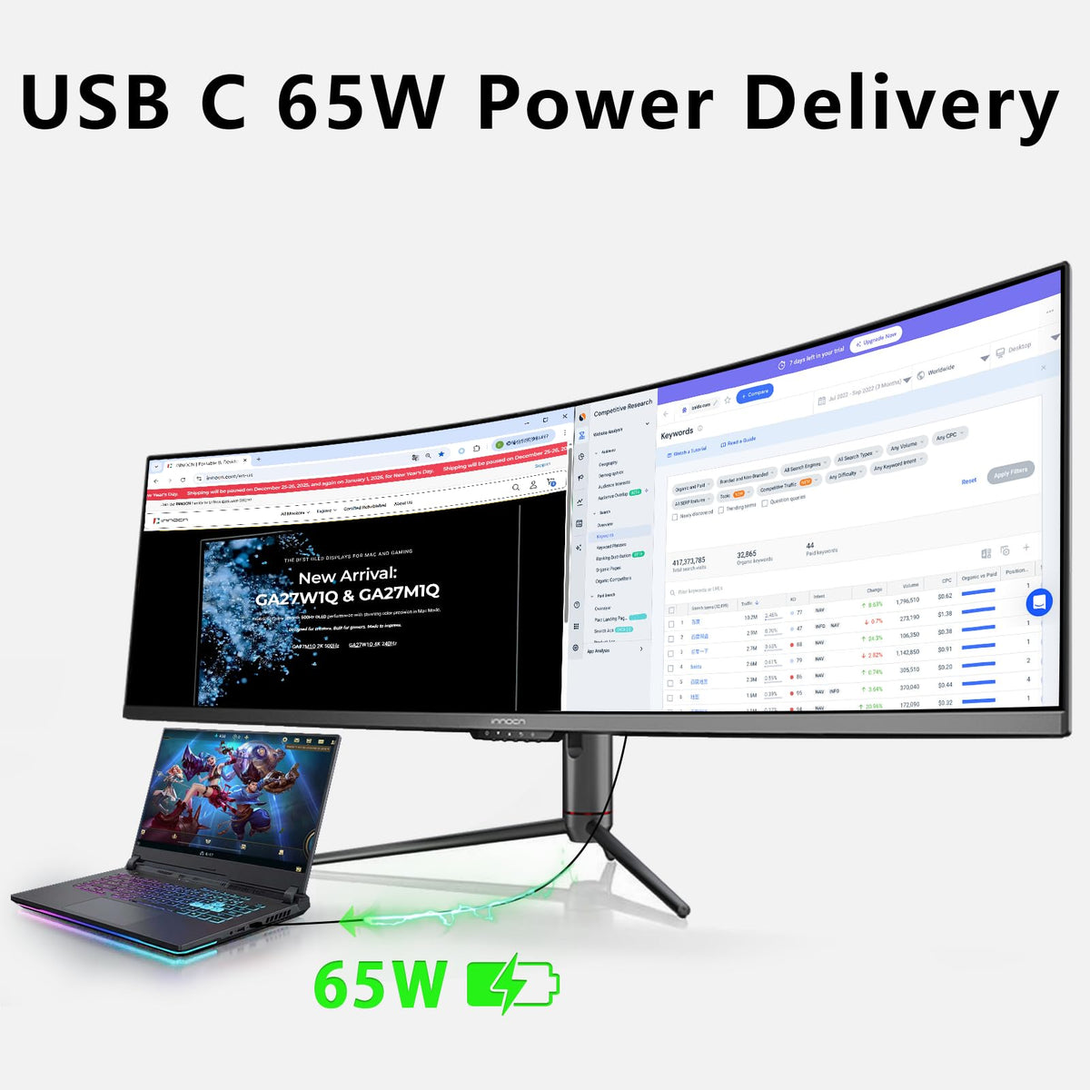 49" Curved Ultrawide 144Hz Monitor G19365