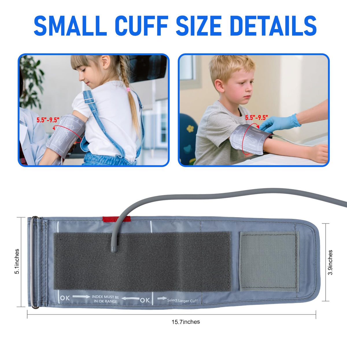 Small Blood Pressure Cuff 5.5"-9.5" X429975