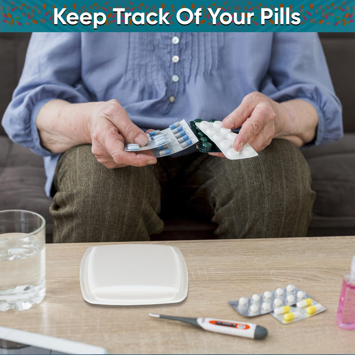 Small Pill Pouch with Easy Open & Secure Closure G463