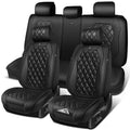 Nappa Leather Car Seat Covers Full Set U83722