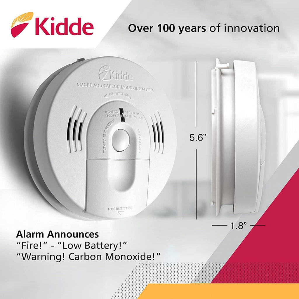 Hardwired Smoke & Carbon Monoxide Detector with Battery Backup, Pack of 2 N2887