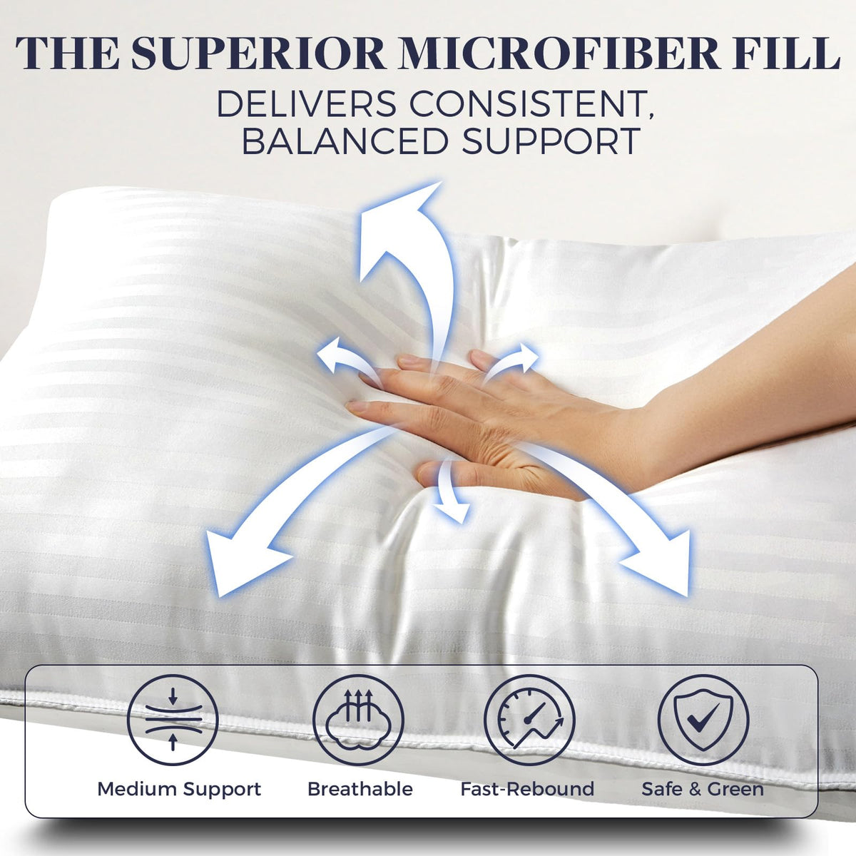 King Size Down Alternative Pillow 2 Pack J65656
