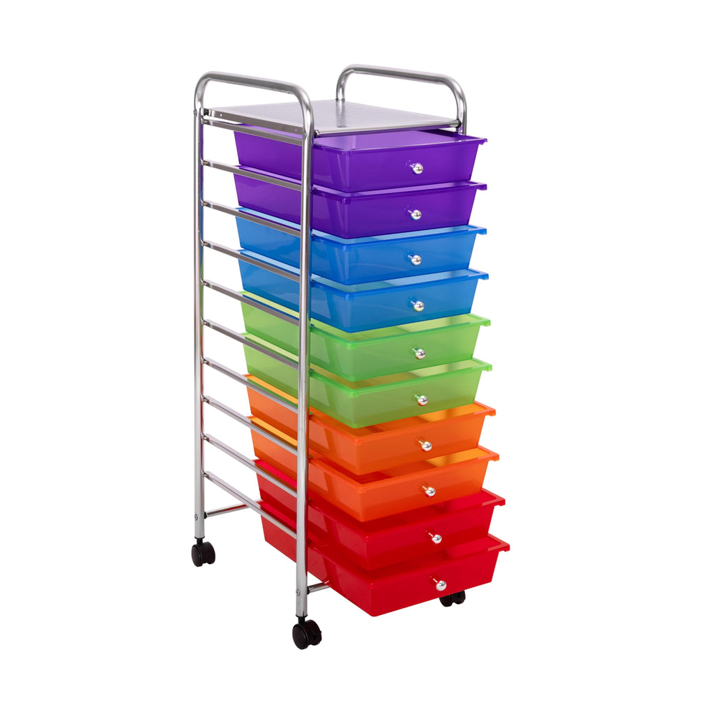 10 Drawer Rolling Storage Cart W65750