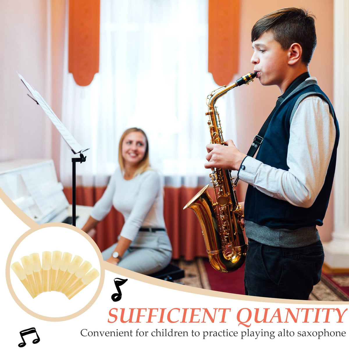 Alto Saxophone Reeds Size 2.5 Woodwind Instrument Accessories A881033